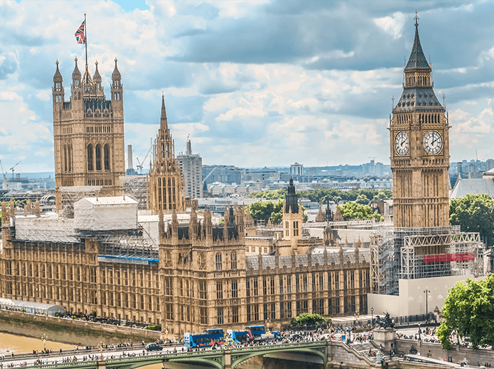 4. The Houses of Parliament and Big Ben